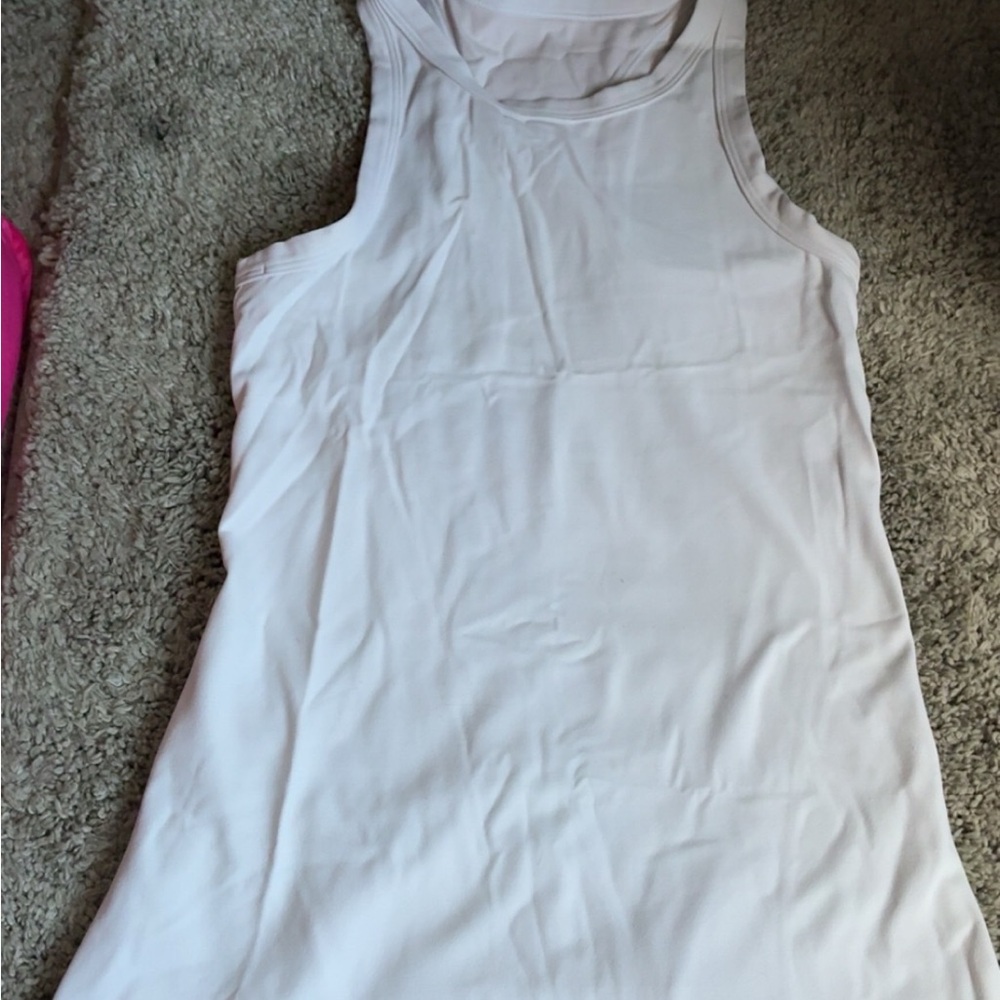 Lululemon Athletica White Tank Top